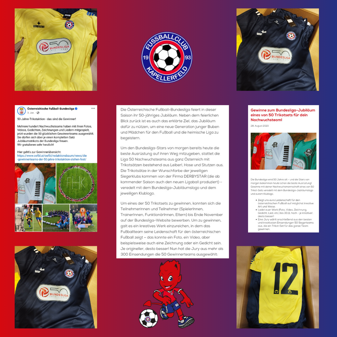 Read more about the article Neue Dressen für die U10 gewonnen