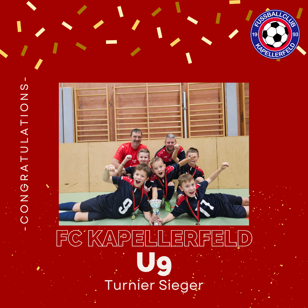 Read more about the article U9 Turniersieg beim Brucker Hallencup