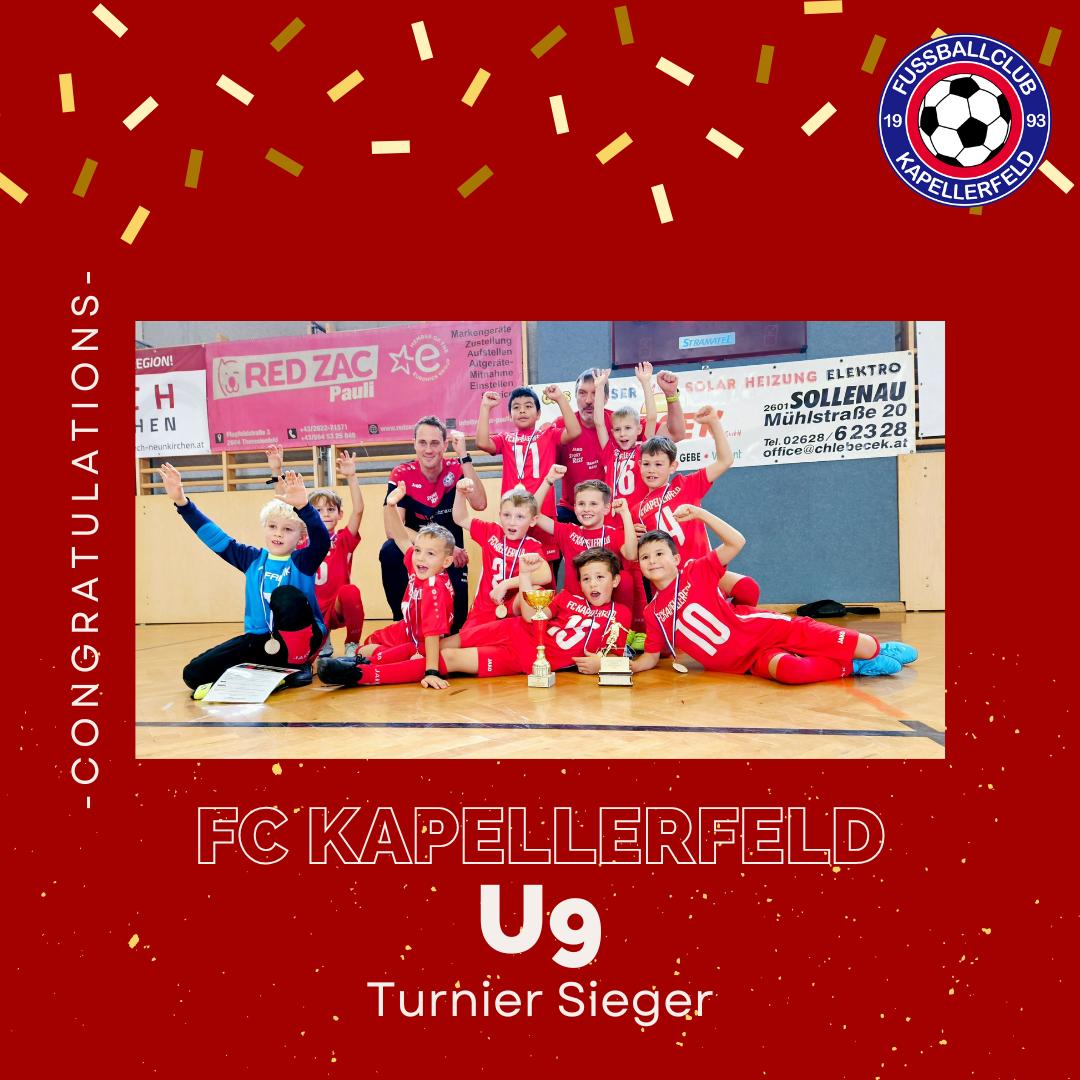Read more about the article U9 Turniersieg beim 16. Wintercup in Felixdorf