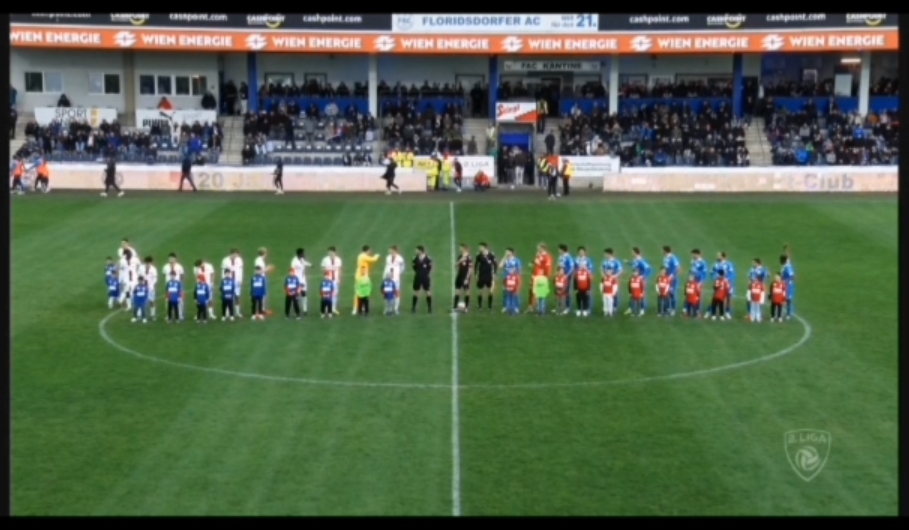 U7 Einlaufkinder bei Rapid II