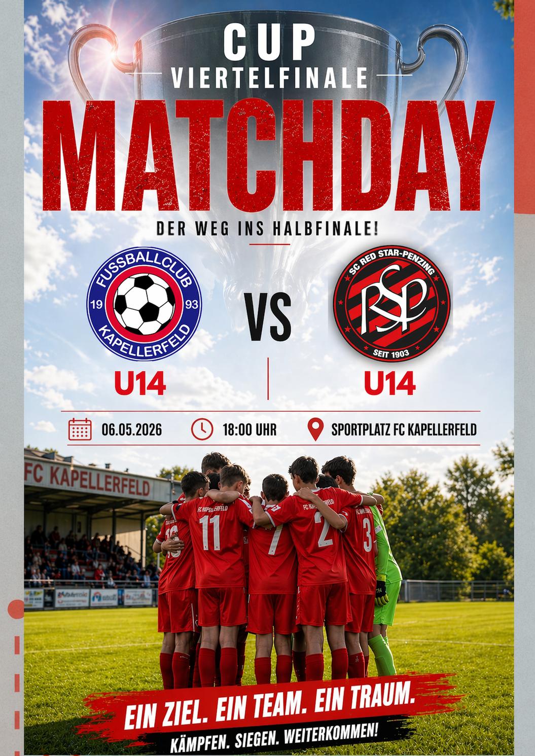 Du betrachtest gerade U14 Cup Viertelfinale